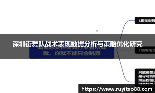 深圳街舞队战术表现数据分析与策略优化研究